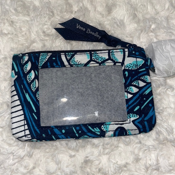 Vera Bradley Zip ID Case Shore Enough - Picture 3 of 5